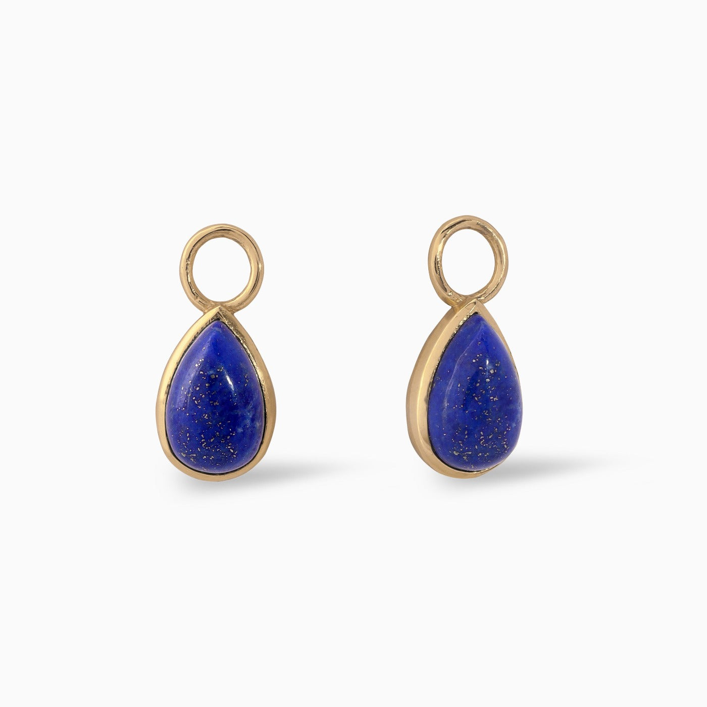 #charms_Classic Hoops + Lapis Lazuli