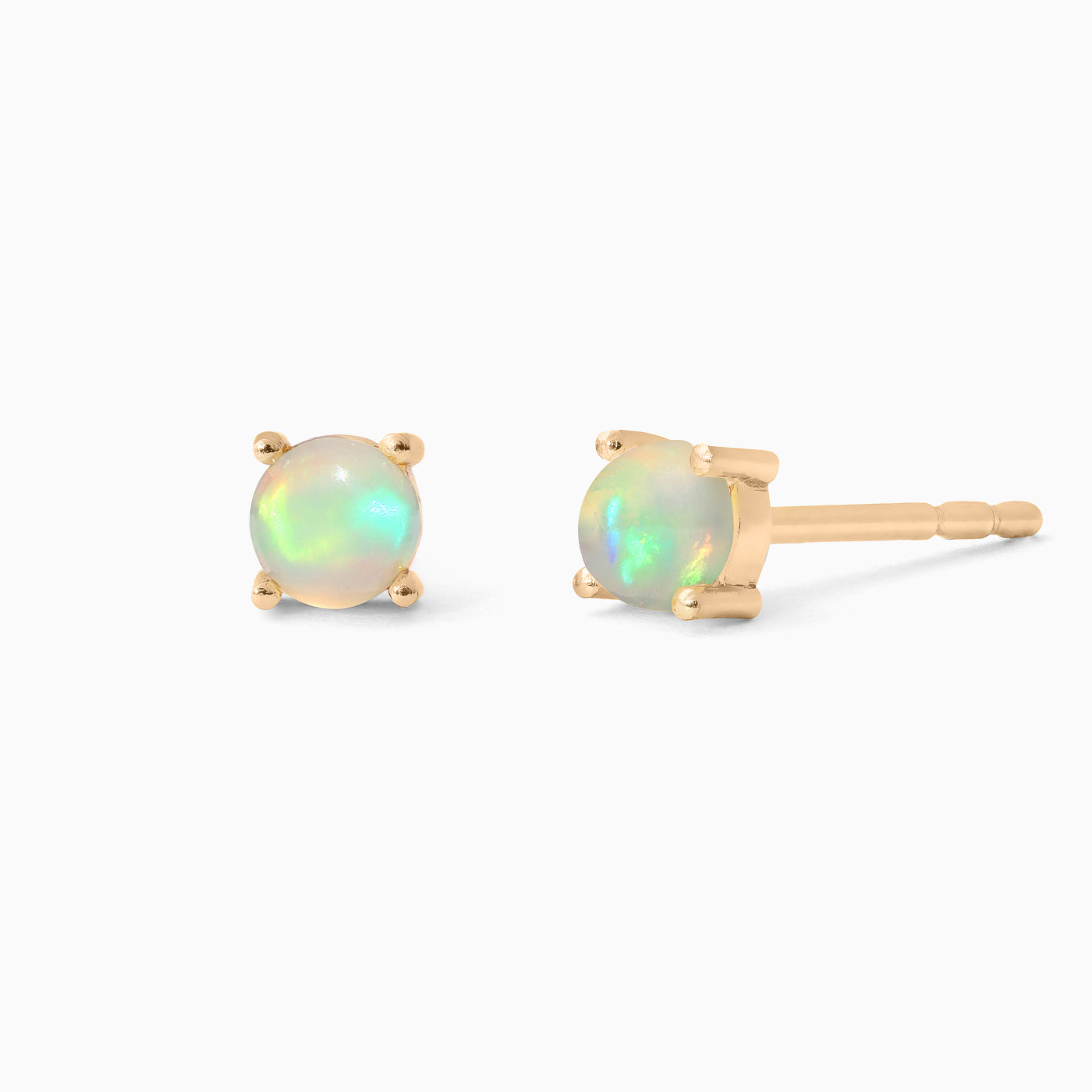 Ethiopian Opal Studs Harley - October Birthstone