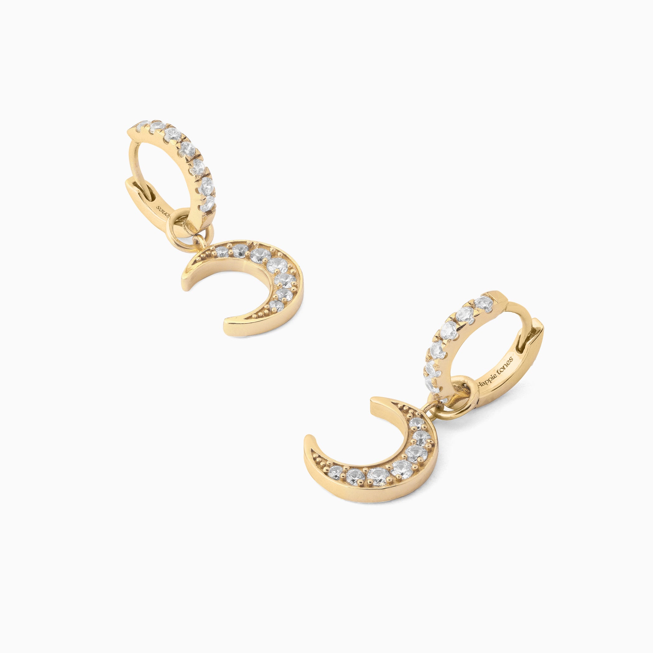 Eva Pave Huggie Hoops