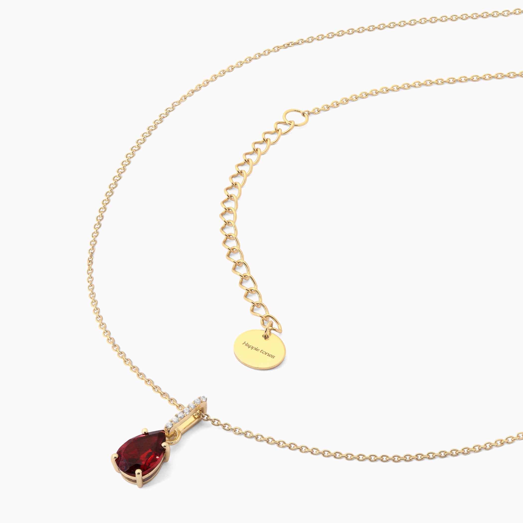 Garnet Necklace Serena - January Birthstone