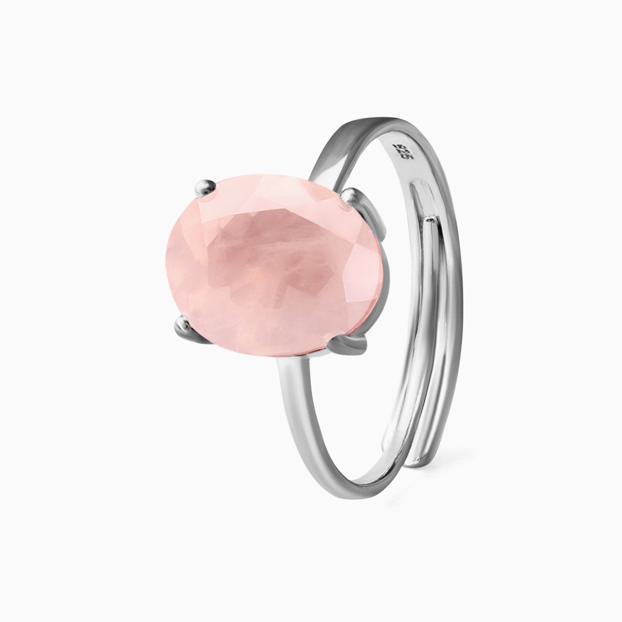 Rose Quartz Ring Fiona - January Birthstone