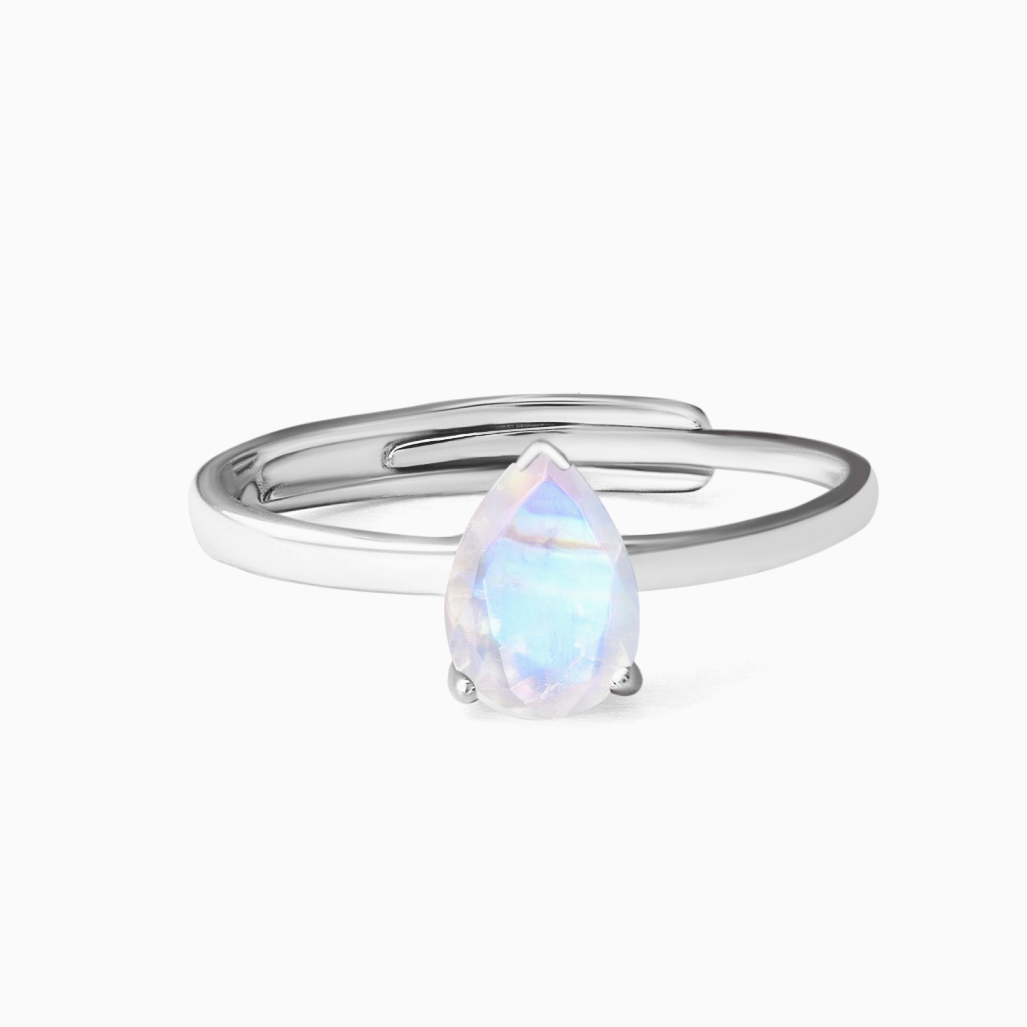 Rainbow Moonstone Ring Nyla - June Birthstone