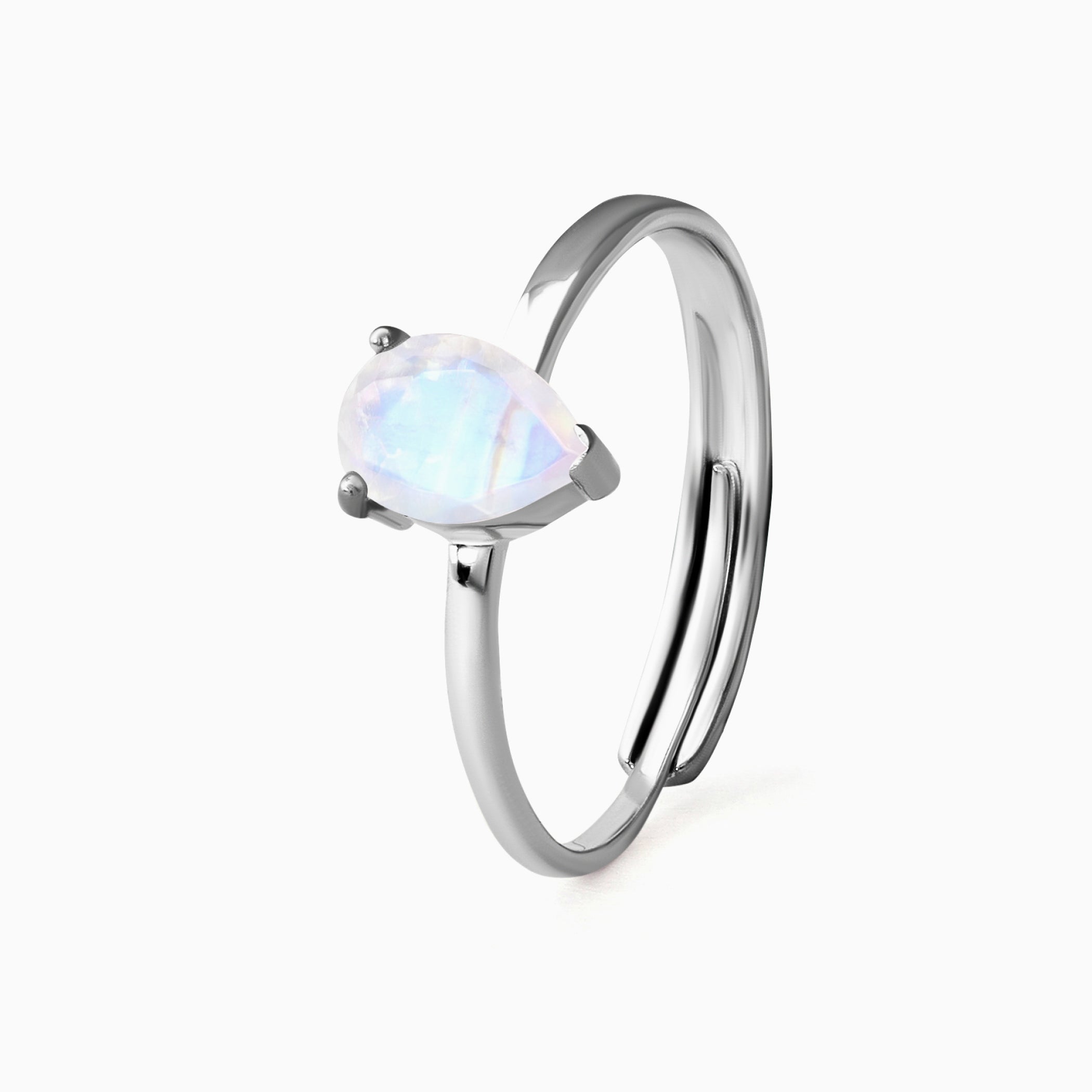 Rainbow Moonstone Ring Nyla - June Birthstone