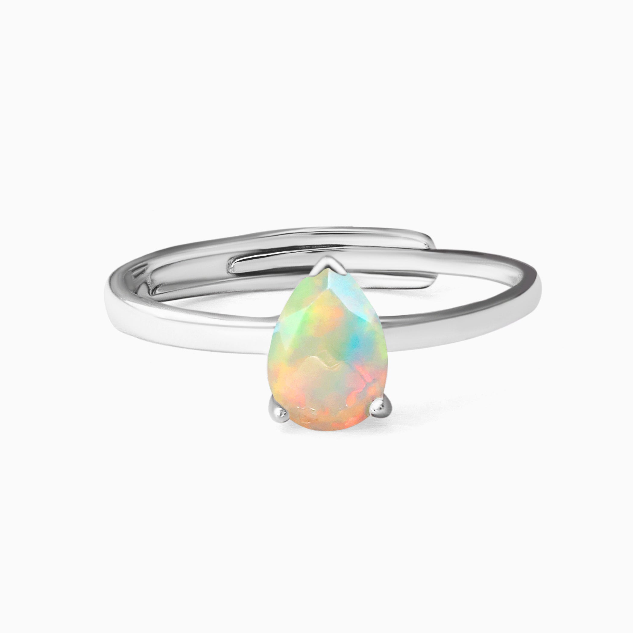 Ethiopian Opal Ring Nyla - October Birthstone