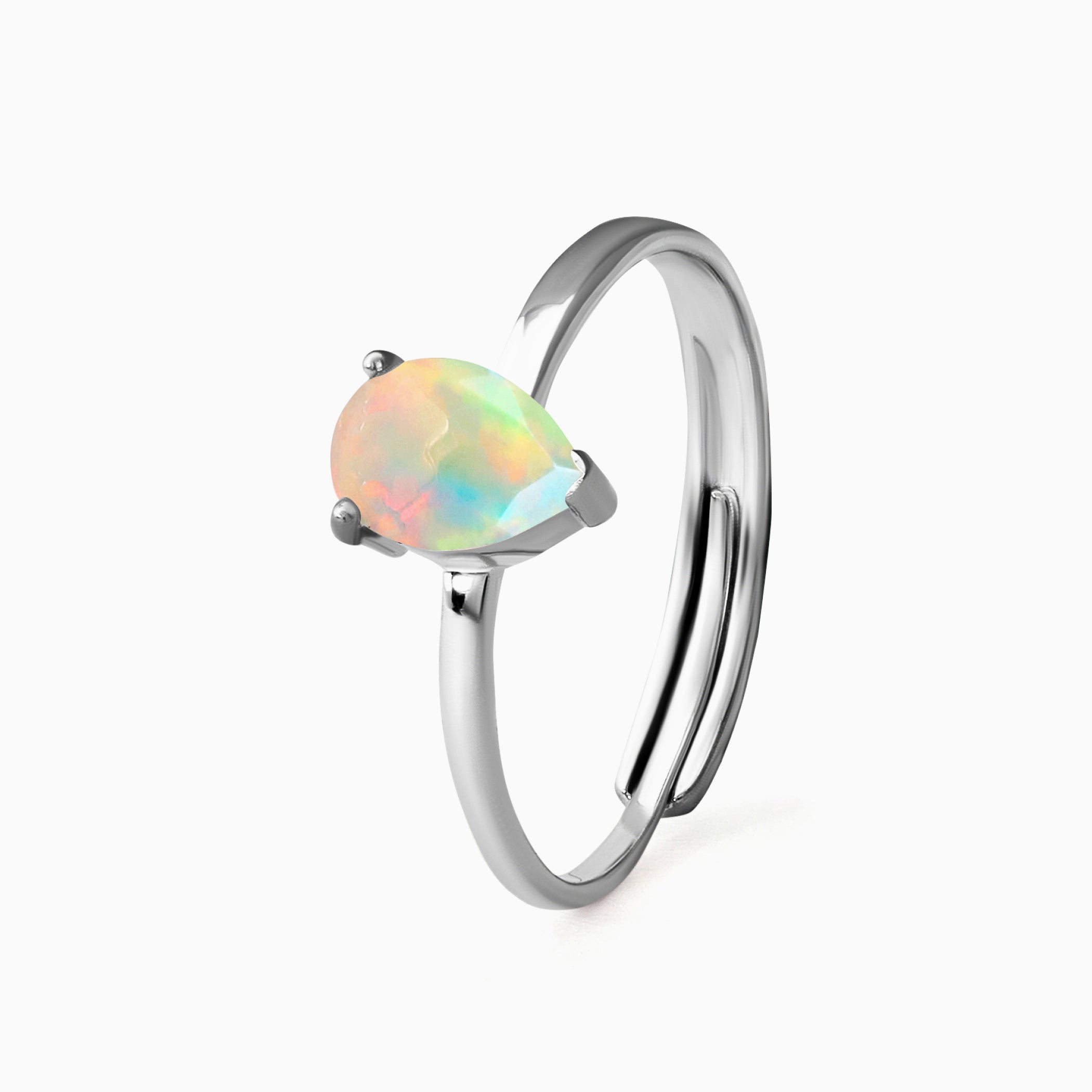 Ethiopian Opal Ring Nyla - October Birthstone