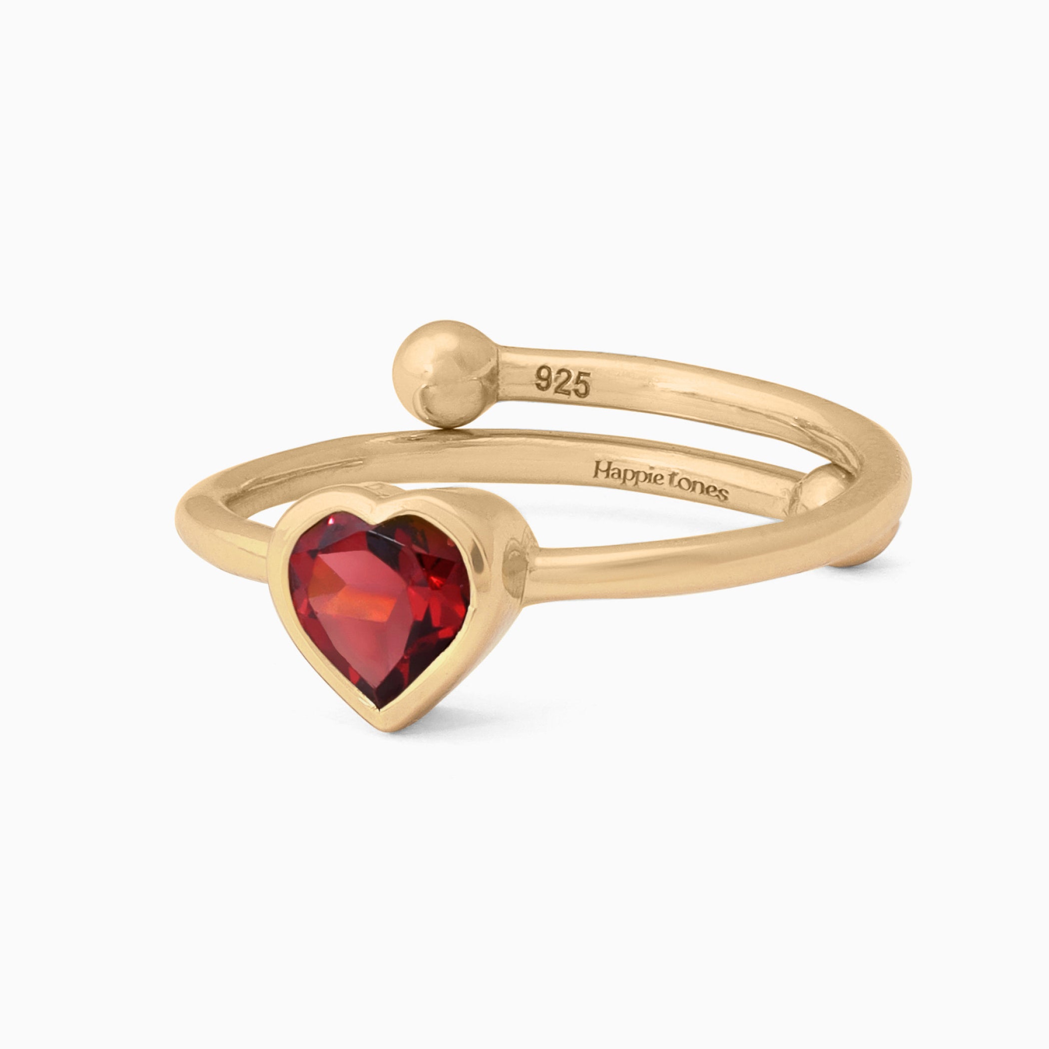 Garnet Ring Lila - January Birthstone