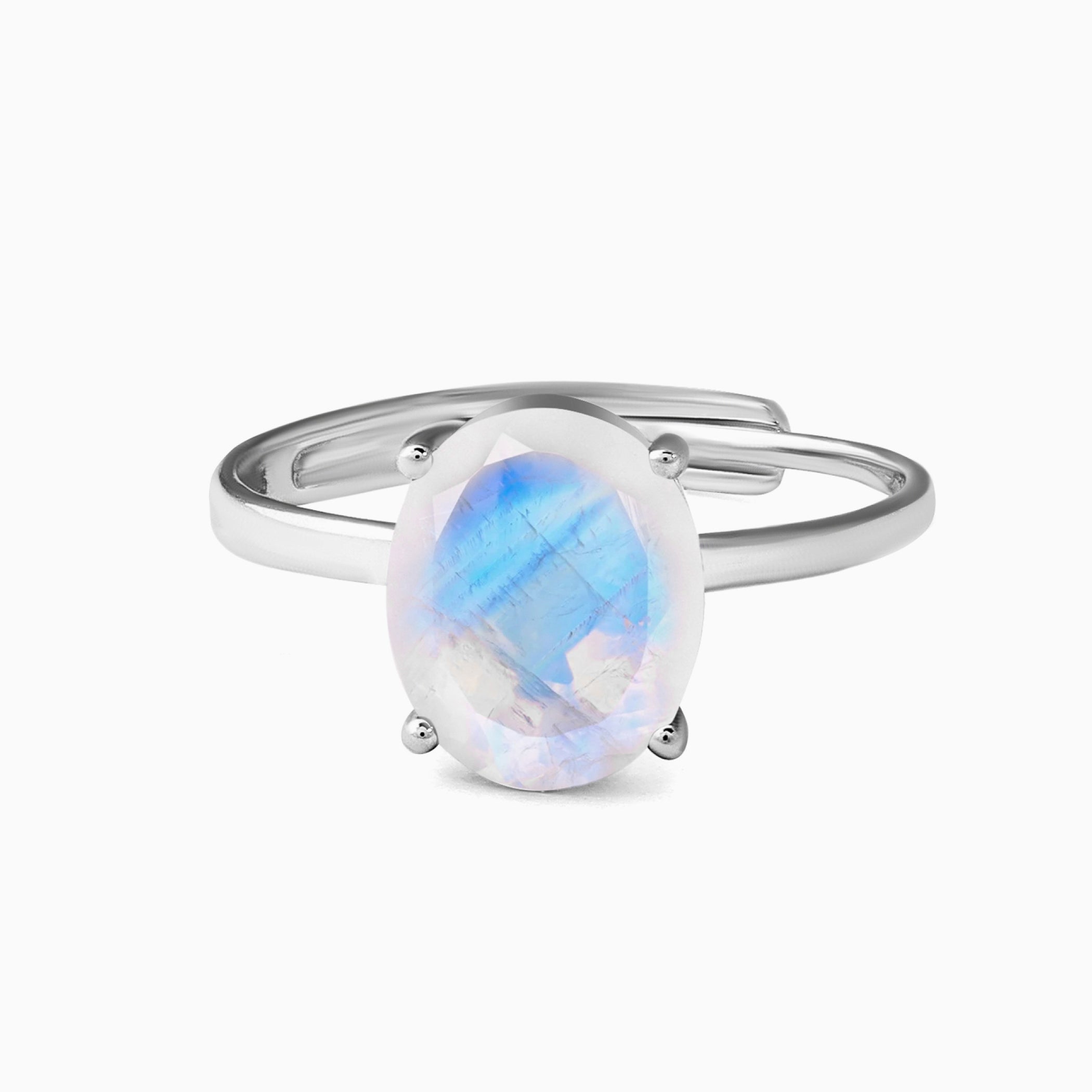 Rainbow Moonstone Ring Fiona - June Birthstone