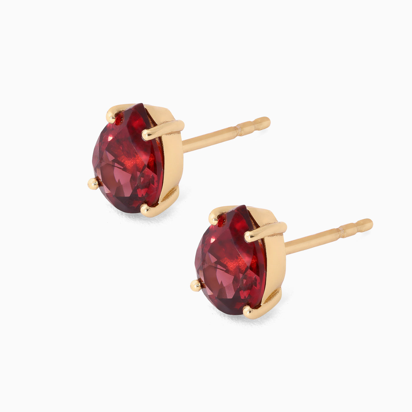 Garnet Studs Felicity - January Birthstone